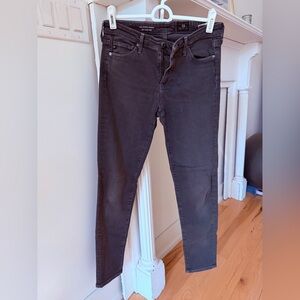AG Adriano Goldschmied Dark Gray Skinny Jeans